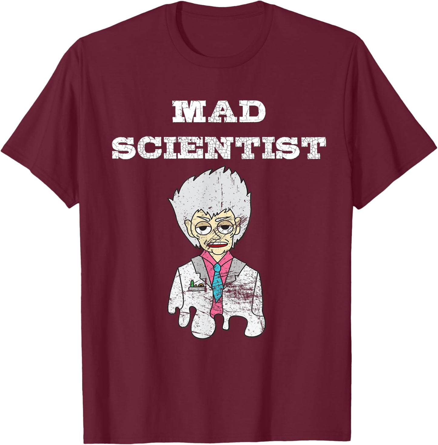 Funny Mad Scientist for mathematic chemist lovers new T-Shirt - T-Shirt | Maroon