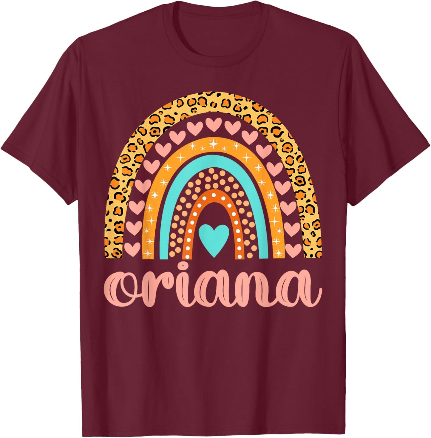 Oriana Oriana Name Birthday Shirt Gift T-Shirt - T-Shirt | Maroon