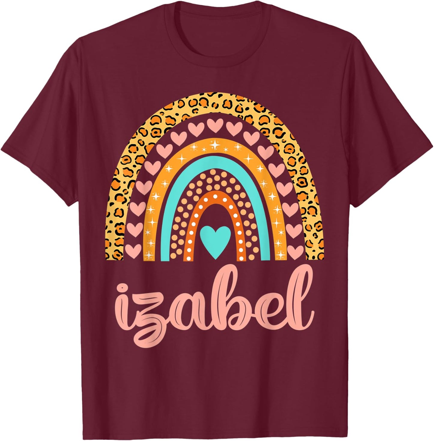 Izabel Izabel Name Birthday Shirt Gift T-Shirt - T-Shirt | Maroon