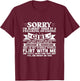 Sorry I'm Already Taken By Freaking Awesome Girl Boyfriend T-Shirt - T-Shirt | Maroon