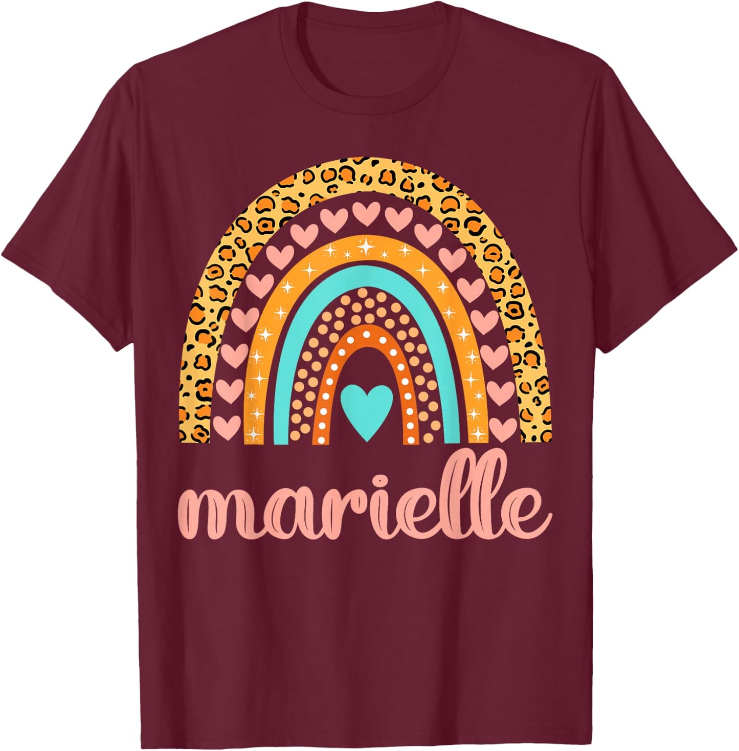 Marielle Marielle Name Birthday Shirt Gift T-Shirt - T-Shirt | Maroon