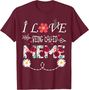 i love being a Meme shirt i love being called Meme T-Shirt - T-Shirt | Maroon