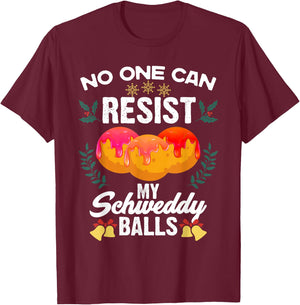 Schweddy Balls candy lover sweet dessert fan T-Shirt - T-Shirt | Maroon