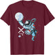 XRP Space Man Astronaut Dunk Crypto Cryptocurrency T-Shirt - T-Shirt | Maroon