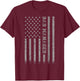 Bar Manager American Flag T-Shirt - T-Shirt | Maroon