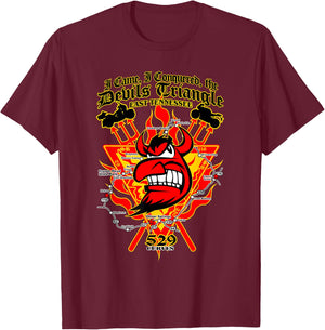 I Came I Conquered The Devils Triangle in East TN USA T-Shirt - T-Shirt | Maroon