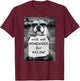 Trendy Graphic Bulldog Will Eat Homework For Bacon! T-Shirt - T-Shirt | Maroon