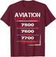 Funny Pilot Aviation cheat code T-Shirt - T-Shirt | Maroon
