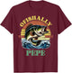 Ofishally The Best Pepe Retro Vintage Bass Fishing T-Shirt - T-Shirt | Maroon