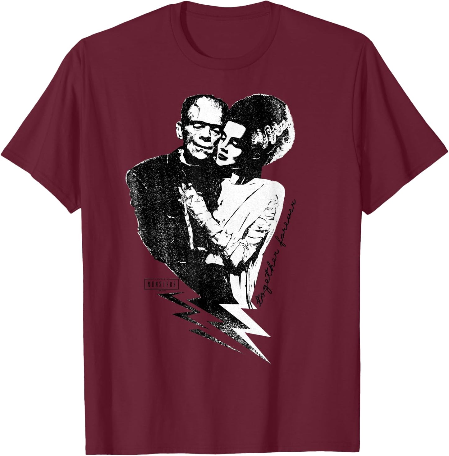 Universal Monsters Forever Mine T-Shirt - T-Shirt | Maroon
