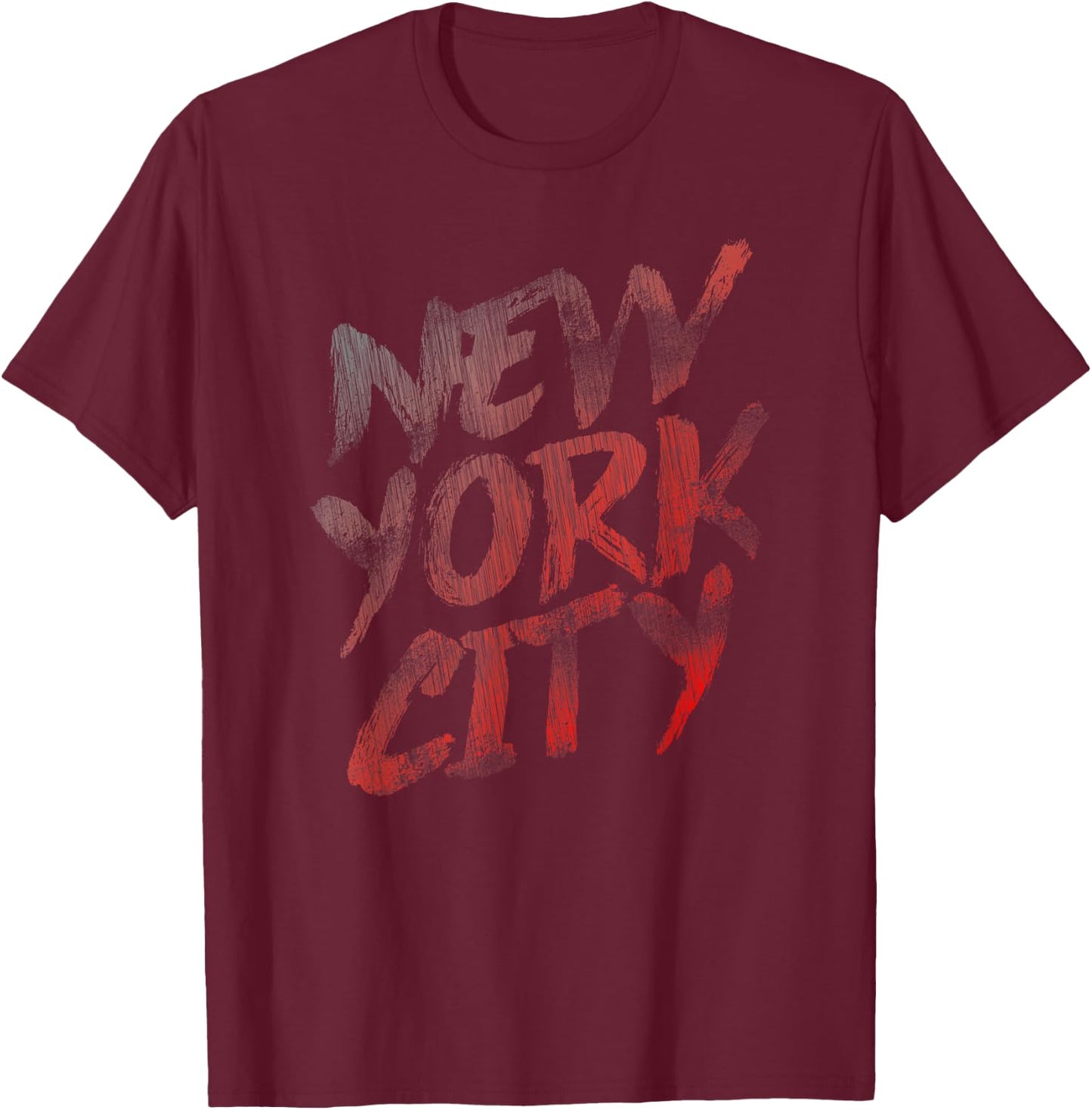 New York City Classic Vintage NY T-Shirt - T-Shirt | Maroon