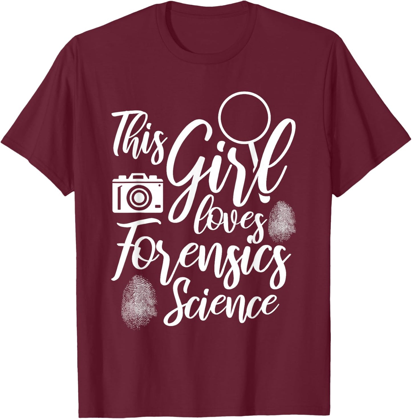 Forensic Scientist Forensic Investigator Forensic Science T-Shirt - T-Shirt | Maroon