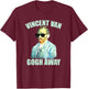 Van Gogh Shirt Vincent Van Gogh Away T Shirt Art Print T-Shirt - T-Shirt | Maroon