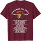 Ancient Greek History, Alexander The Great World Tour T-Shirt - T-Shirt | Maroon