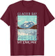 Glacier Bay National Park Alaska Distressed Vintage T-Shirt - T-Shirt | Maroon