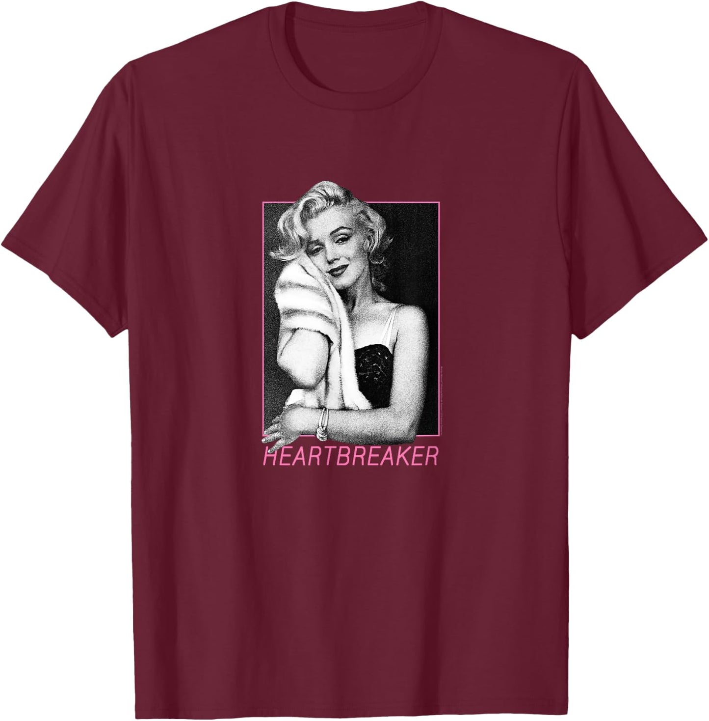 Marilyn Monroe - Heartbreaker T-Shirt - T-Shirt | Maroon