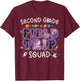 2nd Grade Space Center Field Trip Squad Teacher Student T-Shirt - T-Shirt | Maroon