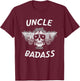 Uncle Badass T-Shirt - T-Shirt | Maroon