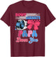 Burnouts or Bows Papa Loves You Gender Reveal Party T-Shirt - T-Shirt | Maroon