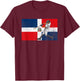 Dominican Republic Baseball Dominicana T-Shirt - T-Shirt | Maroon
