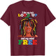 Loc Hair Black Women Funny i Like My Hair loc'd up Mind Free T-Shirt - T-Shirt | Maroon
