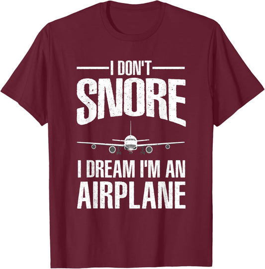 Funny Airplane Novelty Women Aviation Airplane Pilot T-Shirt - T-Shirt | Maroon