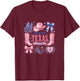 Shes from Texas I Can Tell State Southern Girls Texas Pride T-Shirt - T-Shirt | Maroon