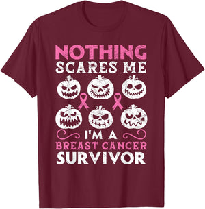 I'm A Breast Cancer Survivor Breast Cancer Awareness T-Shirt - T-Shirt | Maroon