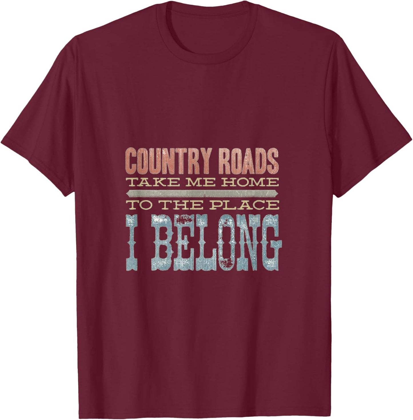 Take Me Home T-Shirt - T-Shirt | Maroon
