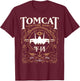 Jeff Hobrath Classic F-14 Tomcat Military Themed - -Adults, Black, Small T-Shirt - T-Shirt | Maroon