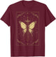 Sword That Has Butterfly Wings T-Shirt - T-Shirt | Maroon