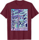 Urban Building Japanese Characters Vaporwave Retro 80s 90s T-Shirt - T-Shirt | Maroon