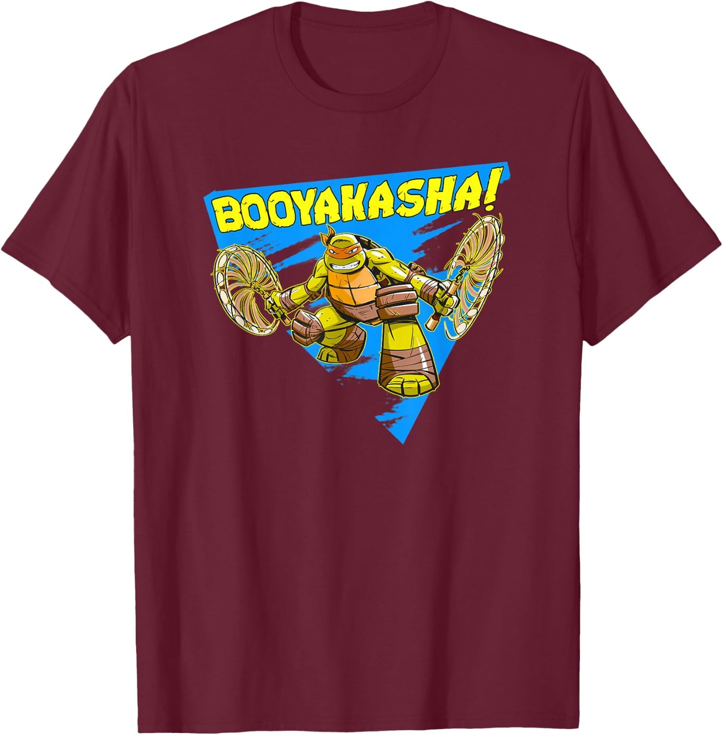 Michelangelo - Booyakasha! T-Shirt - T-Shirt | Maroon