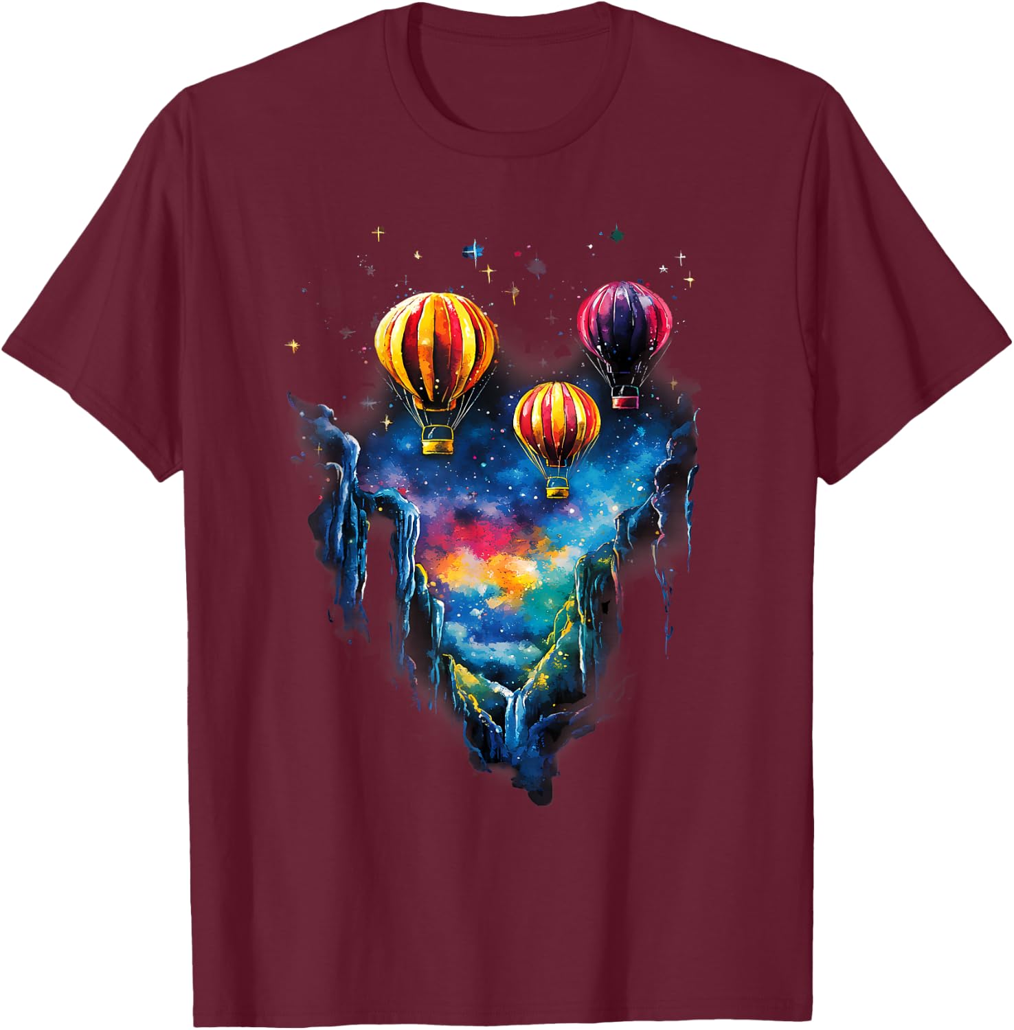 Hot Air Balloon Ride Festival Hot Air Ballooning T-Shirt - T-Shirt | Maroon