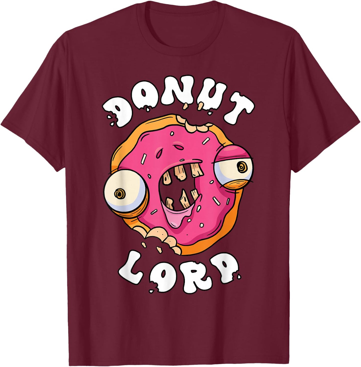 Donut Lord T-Shirt - T-Shirt | Maroon