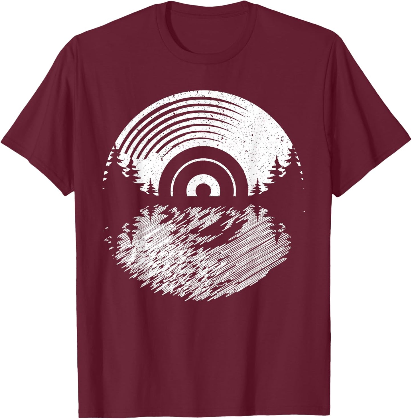 Vinyl Record Album Classic Music Player Lover Audiophile T-Shirt - T-Shirt | Maroon