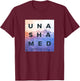 Unashamed Shirt, Romans 1:16 Shirt, Unashamed Tour Shirt T-Shirt - T-Shirt | Maroon