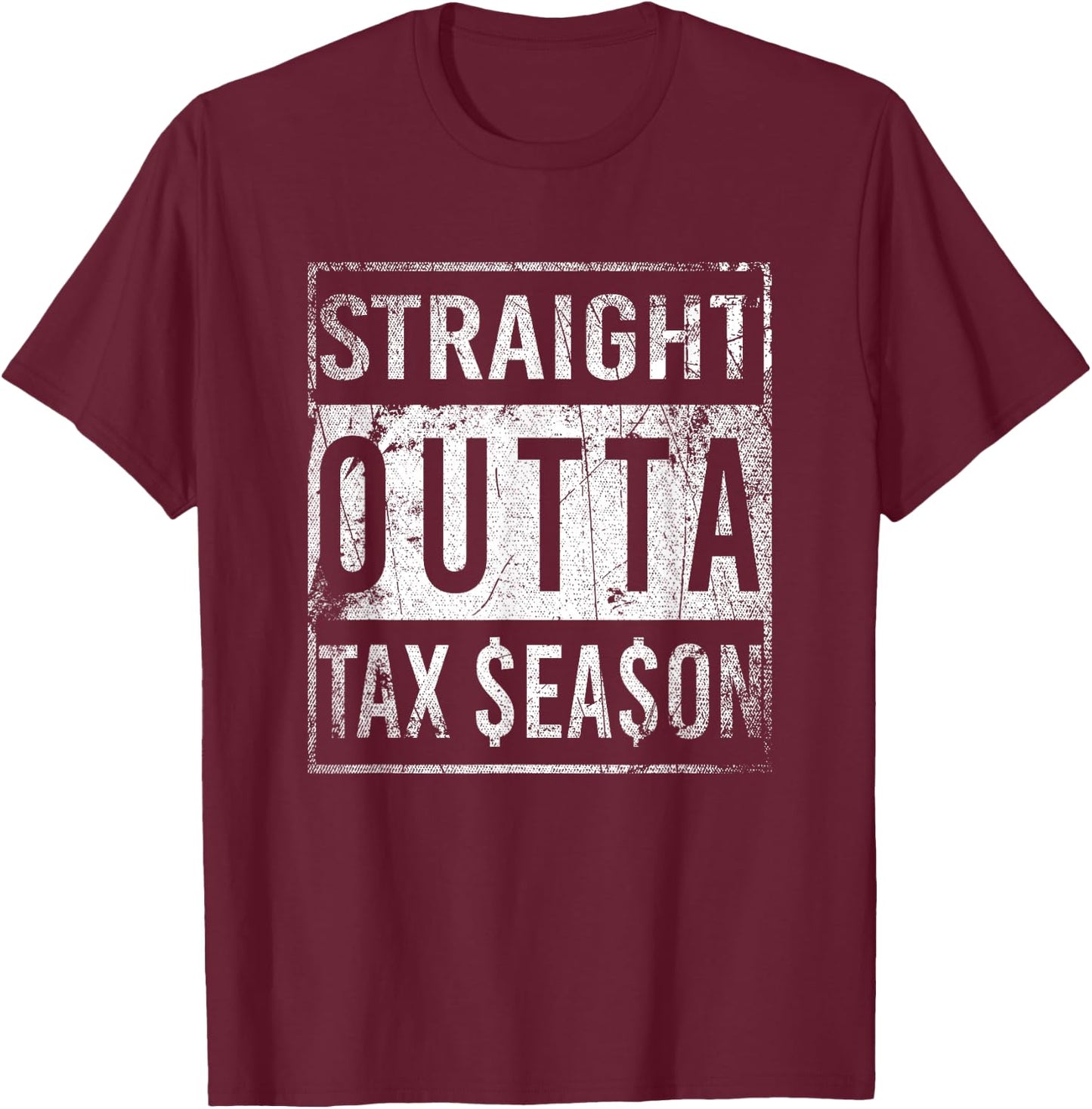 Vintage Tax T-Shirt - T-Shirt | Maroon