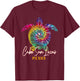 Cabo San Lucas Tie Dye Sea Turtle Matching Family Vacation T-Shirt - T-Shirt | Maroon