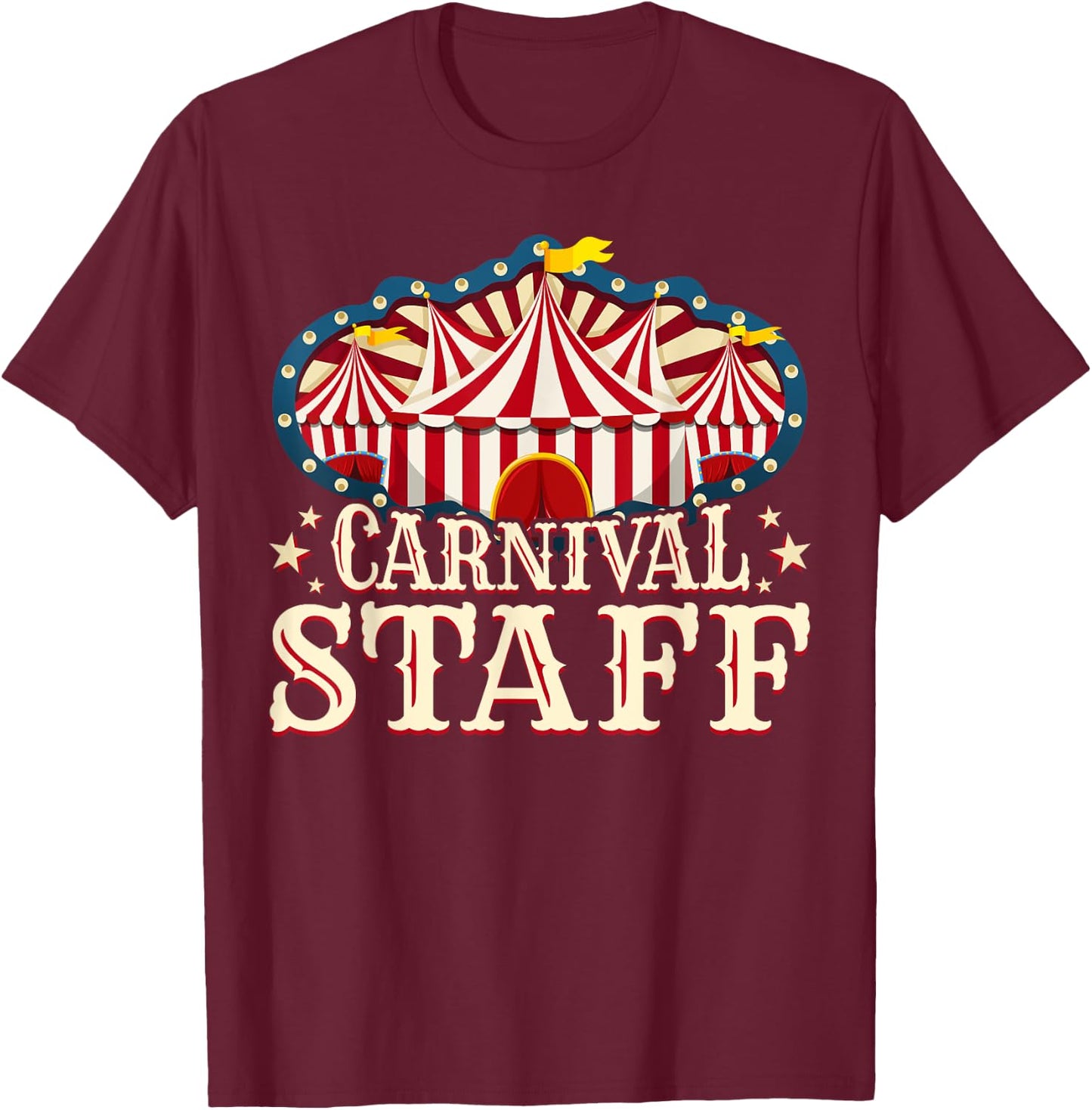 Carnival Staff T-Shirt - T-Shirt | Maroon