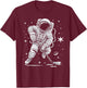 Funny Planet Astronaut Galaxy Space Astronaut Hockey T-Shirt - T-Shirt | Maroon