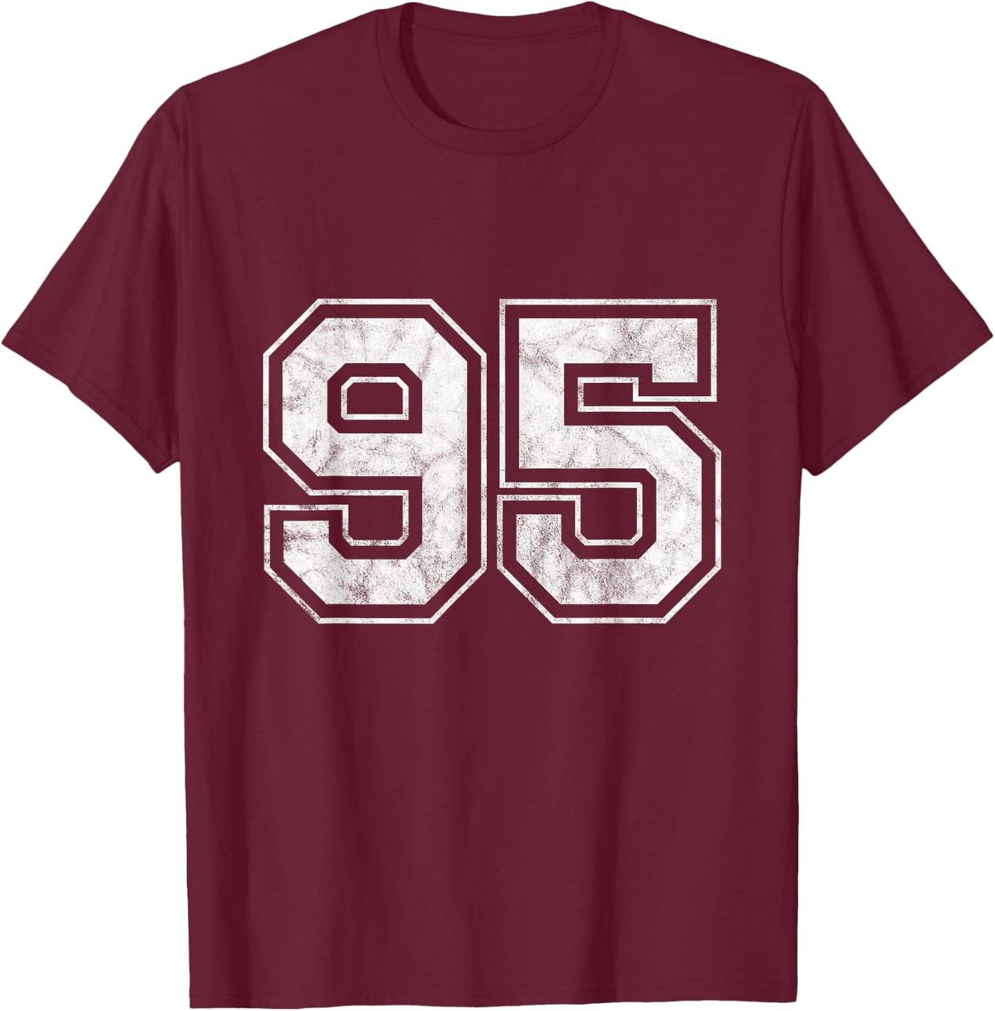 Number 95 T-Shirt - T-Shirt | Maroon