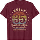 Built 35 Years Ago - All Parts Original Gifts 35th Birthday T-Shirt - T-Shirt | Maroon