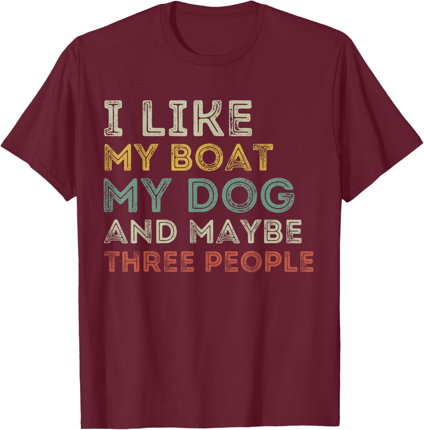Funny Boating Gifts Women Boaters Boat Owner T-Shirt - T-Shirt | Maroon