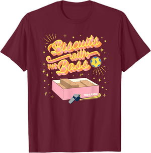 Ted Lasso Biscuits with The Boss Small T-Shirt - T-Shirt | Maroon