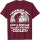 Chameleon Dad Like A Regular Dad Funny Chameleon Fathers Day T-Shirt - T-Shirt | Maroon
