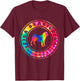 Tie Dye Fila Brasileiro Dog Mom Dad Pet Lover Men Women Girls Kids T-Shirt - T-Shirt | Maroon
