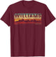Vintage Williams Arizona Shirt - Williams AZ t shirt T-Shirt - T-Shirt | Maroon