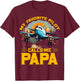My favorite Pilot calls me Papa Father’s Day Love Dad Father T-Shirt - T-Shirt | Maroon