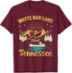 Summer Vacation Retro Mountain Tennessee Watts Bar Lake Women Kids T-Shirt - T-Shirt | Maroon
